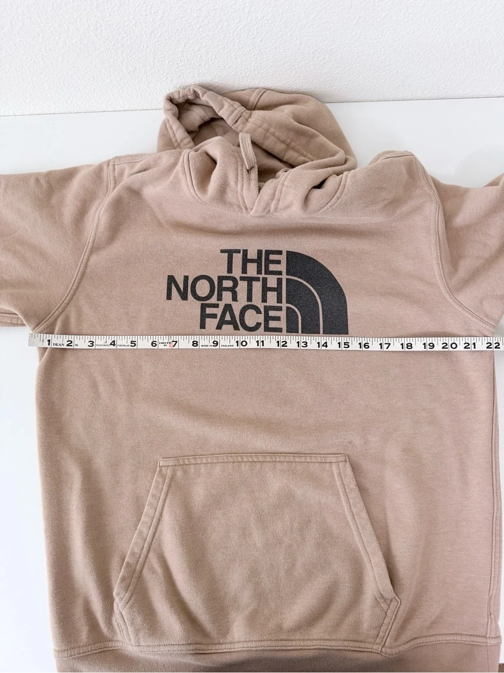 The North Face Men’s Half Dome Fleece Pullover Hoodie Tan Beige Size Medium